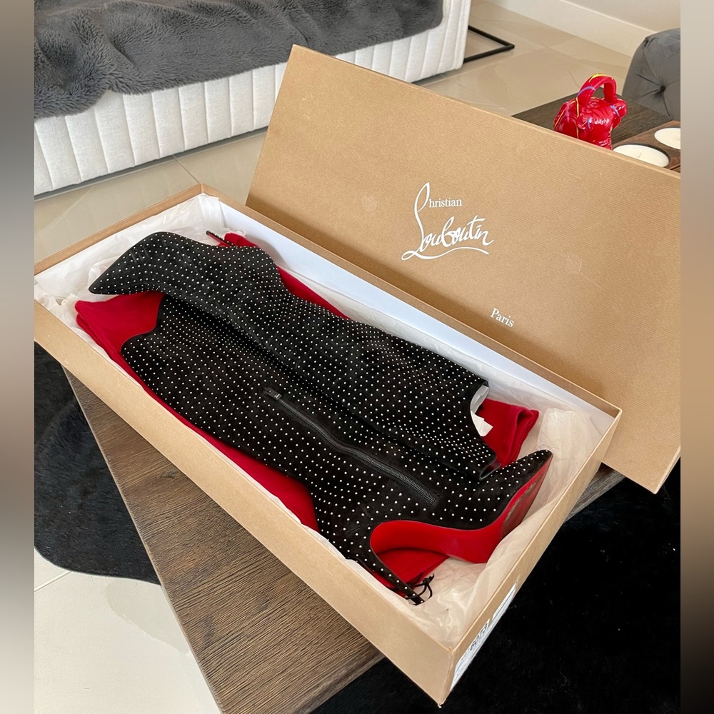 Christian Louboutin ALTA BOTTA PLUME 100